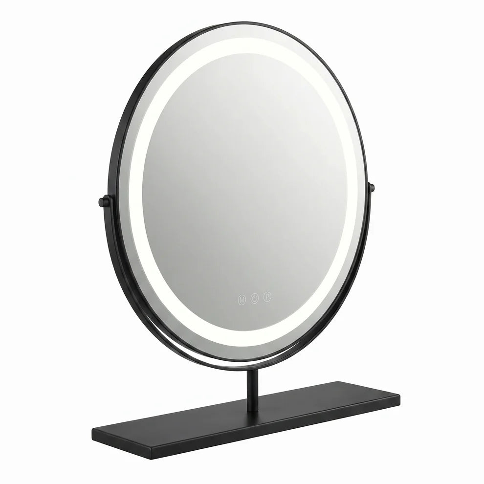 GlowSpire LED Vanity Mirror with Adjustable Lighting