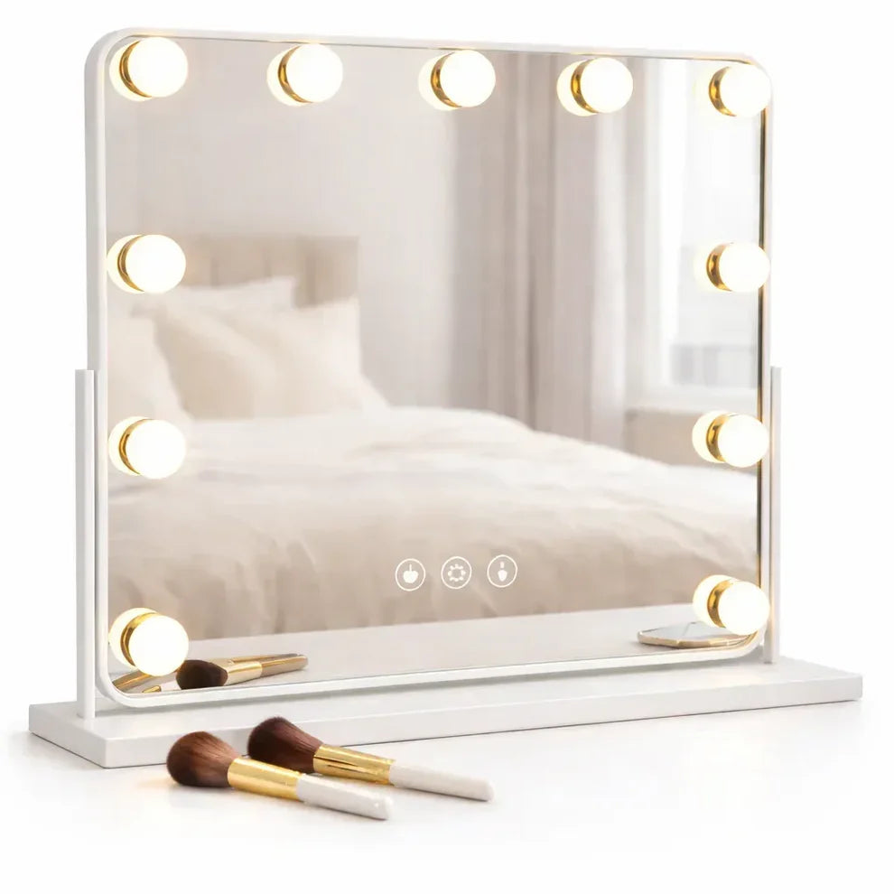 Vidore Hollywood LED Vanity Mirror with LED Bulbs