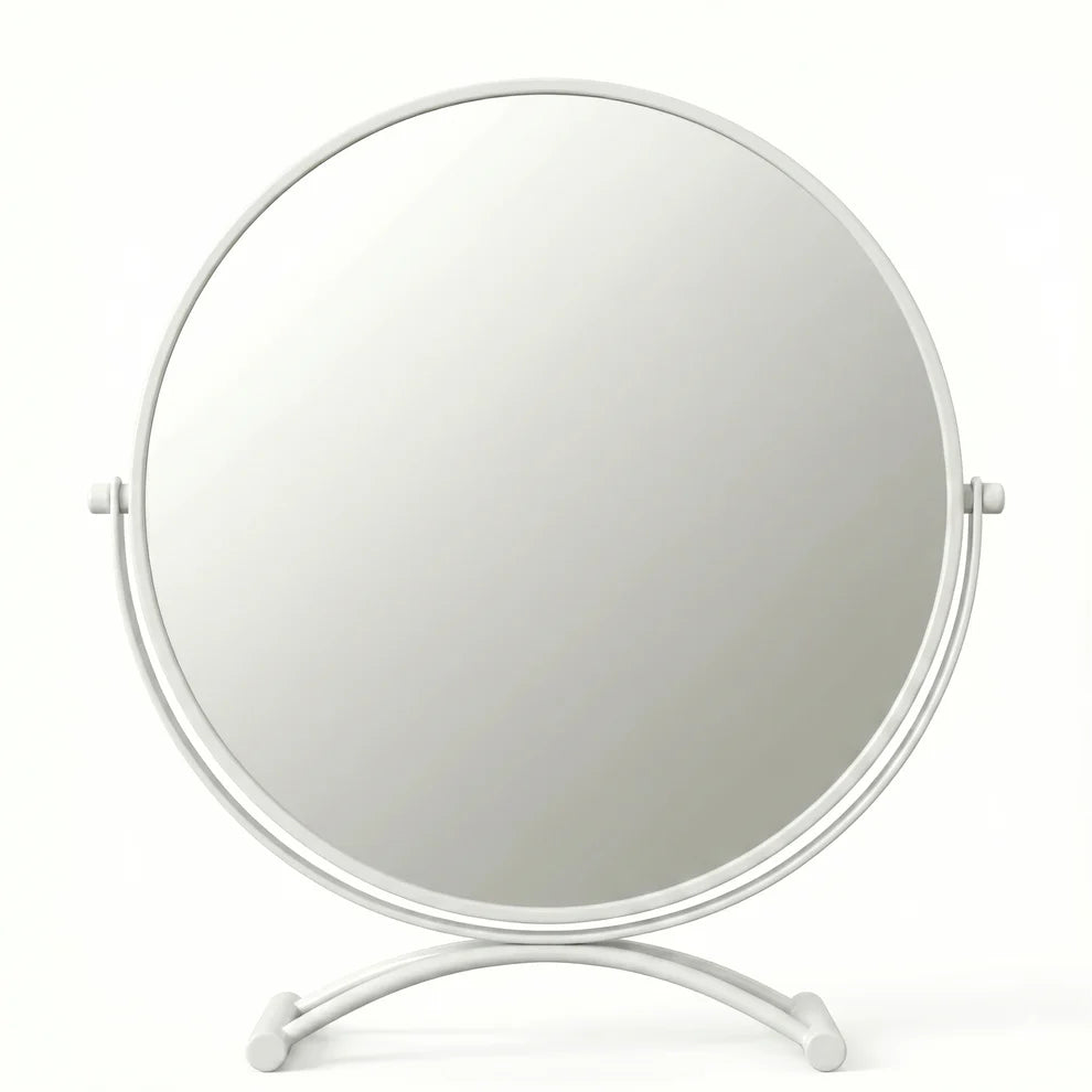 Modenis Art Deco Vanity Mirror with Solid Oak Base