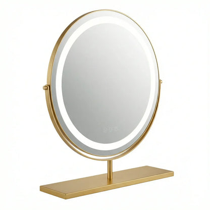 GlowSpire LED Vanity Mirror with Adjustable Lighting