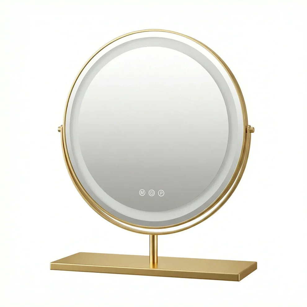 GlowSpire LED Vanity Mirror with Adjustable Lighting