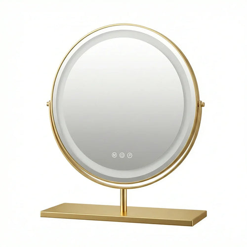 GlowSpire LED Vanity Mirror with Adjustable Lighting