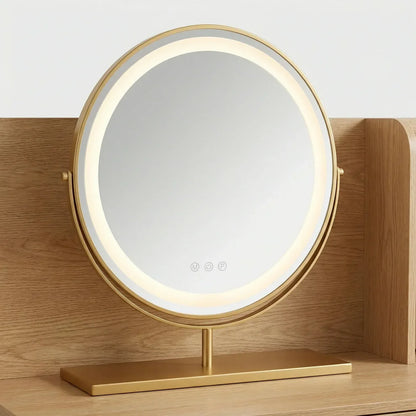 GlowSpire LED Vanity Mirror with Adjustable Lighting