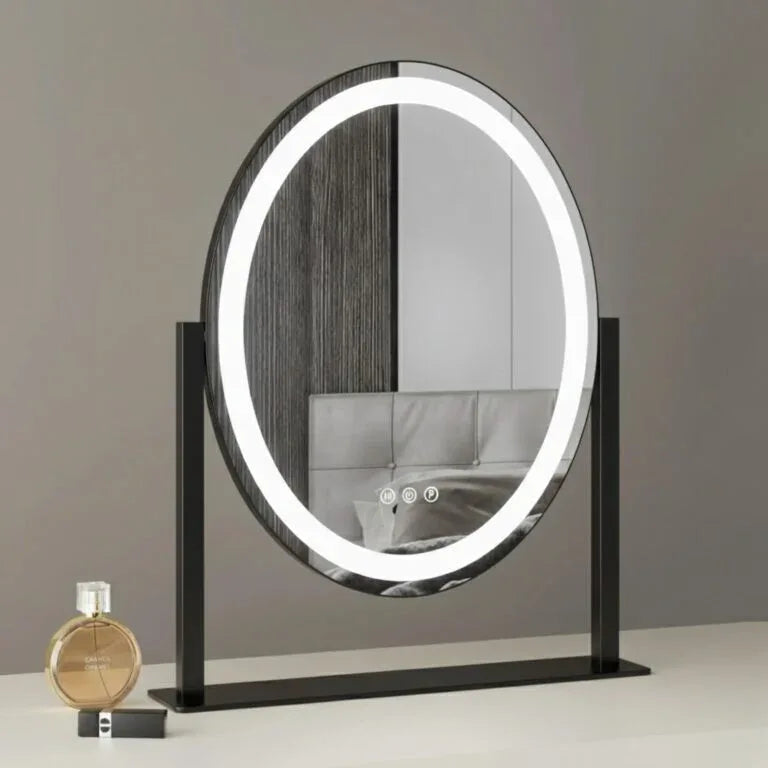 AuraVogue LED Vanity Mirror with Smart Touch Lighting