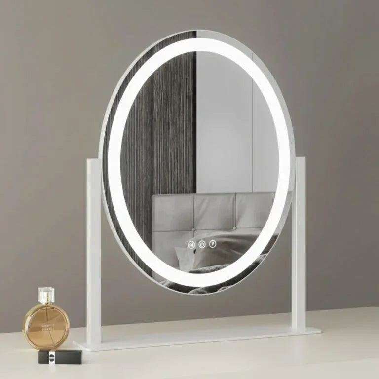 AuraVogue LED Vanity Mirror with Smart Touch Lighting