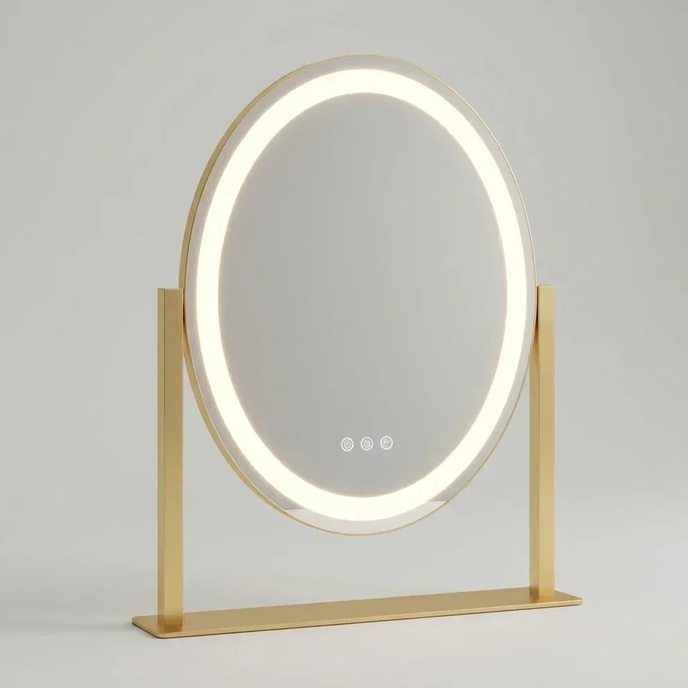 AuraVogue LED Vanity Mirror with Smart Touch Lighting