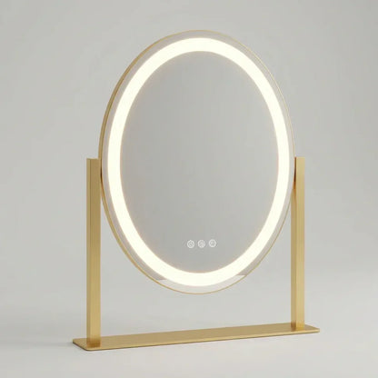 AuraVogue LED Vanity Mirror with Smart Touch Lighting