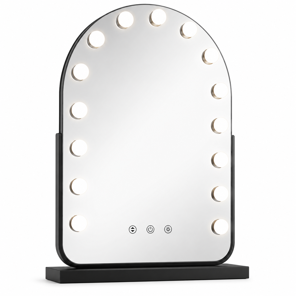 GlintArc Arched LED Vanity Mirror with Smart Lighting