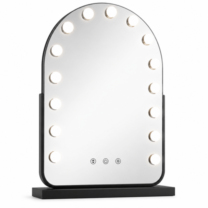 GlintArc Arched LED Vanity Mirror with Smart Lighting