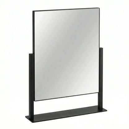 Élovere Art Deco Vanity Mirror with Solid Oak Base