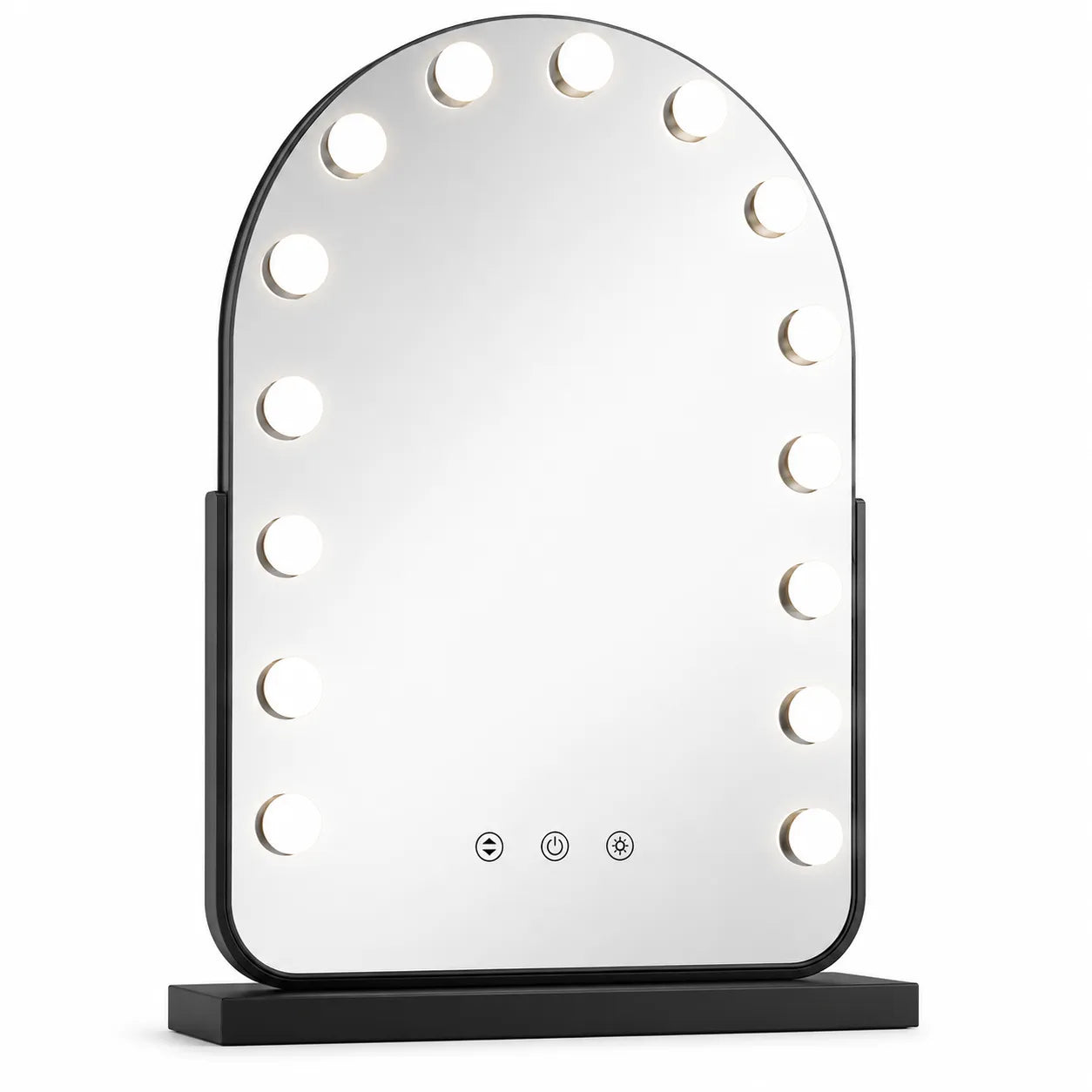 GlintArc Arched LED Vanity Mirror with Smart Lighting