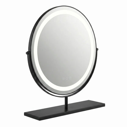 GlowSpire LED Vanity Mirror with Adjustable Lighting