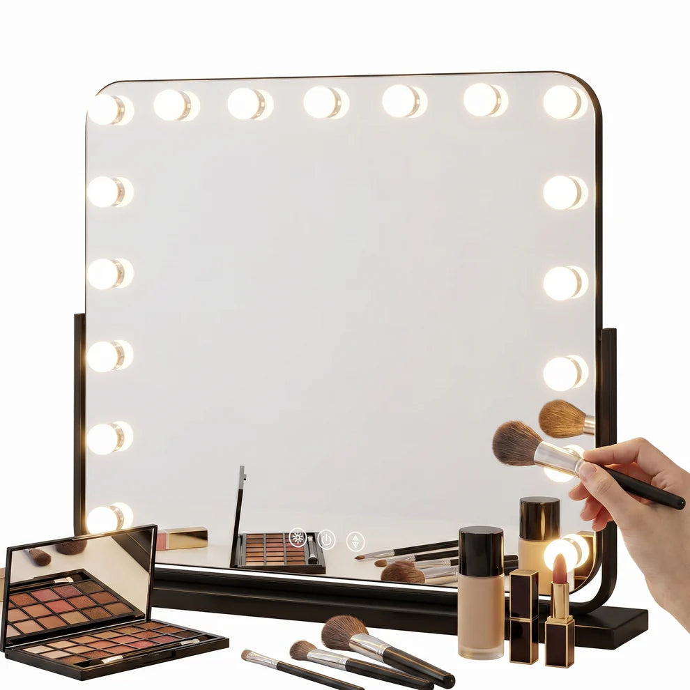 Vidore Hollywood LED Vanity Mirror with LED Bulbs