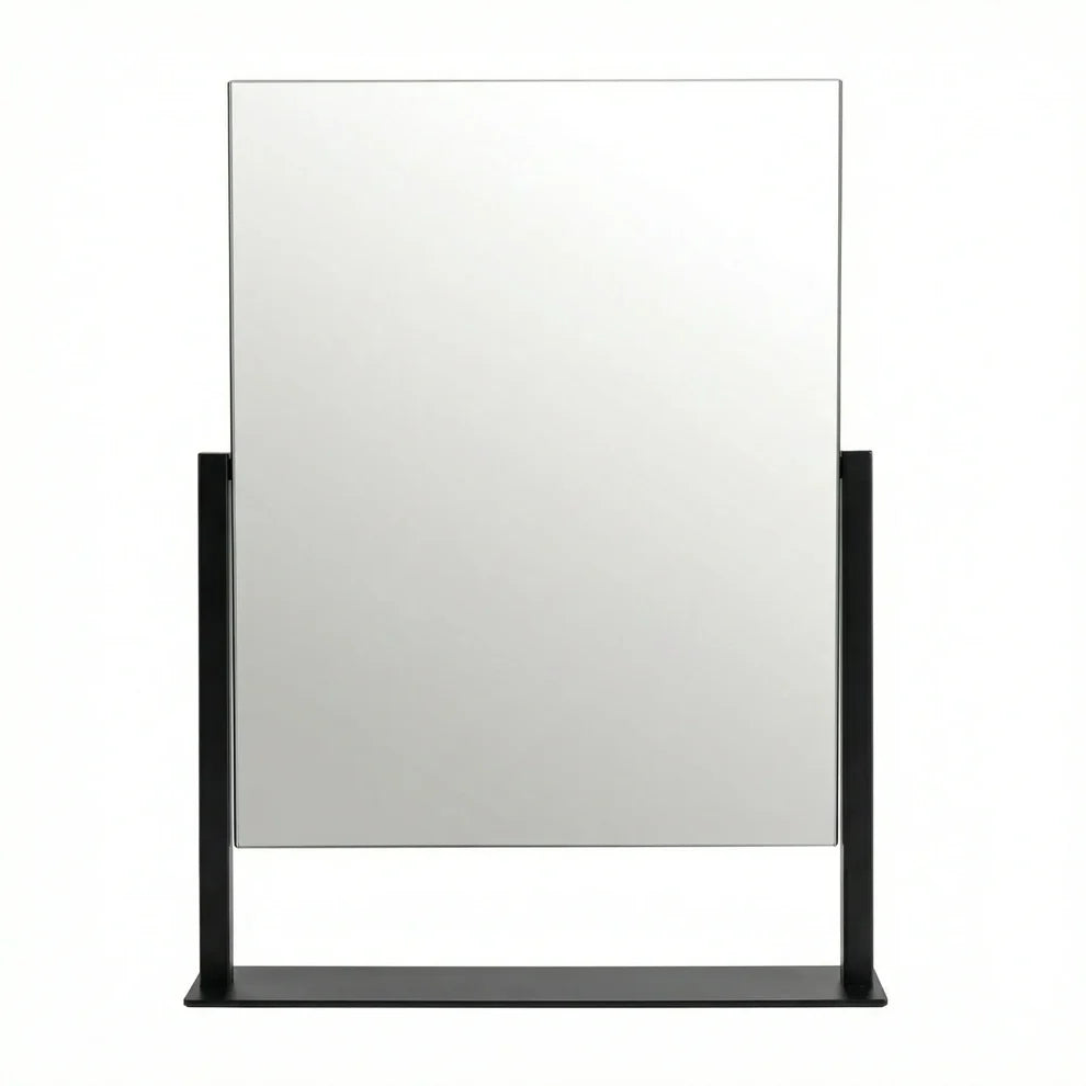Élovere Art Deco Vanity Mirror with Solid Oak Base
