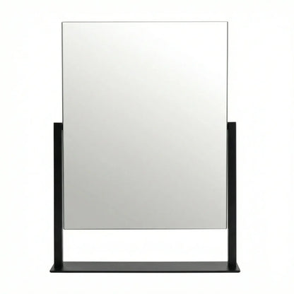 Élovere Art Deco Vanity Mirror with Solid Oak Base