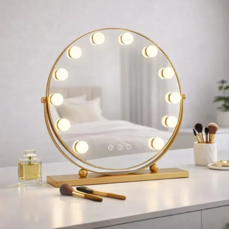 Circlux LED Vanity Mirror with LED Bulbs