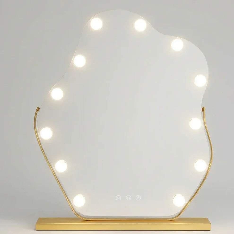 VeloraArc Arched LED Vanity Mirror with LED Bulb