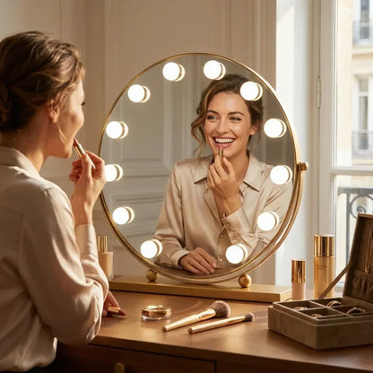 Circlux LED Vanity Mirror with LED Bulbs