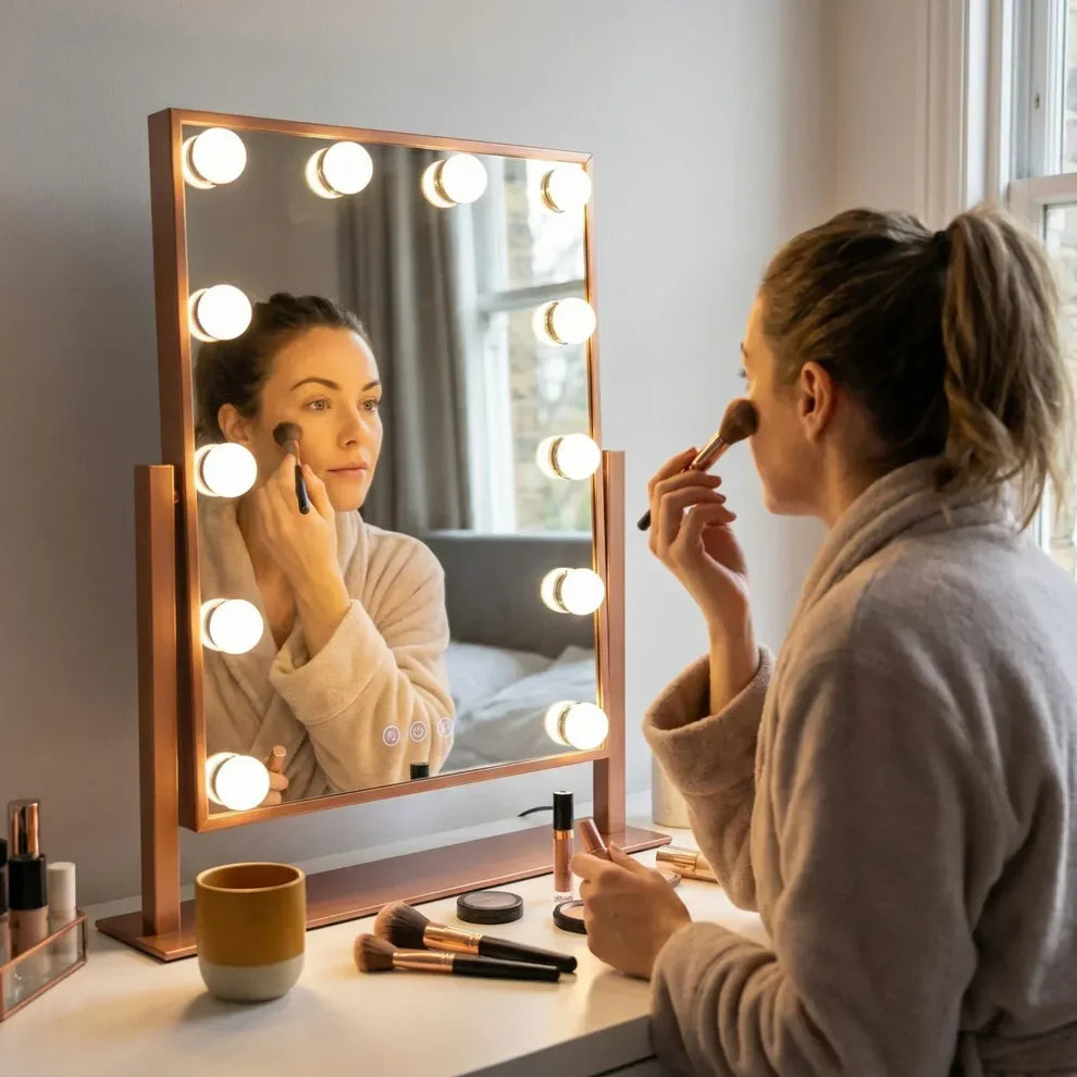 Lunevia Hollywood LED Vanity Mirror with LED Bulbs