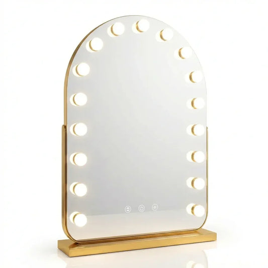 GlintArc Arched LED Vanity Mirror with Smart Lighting