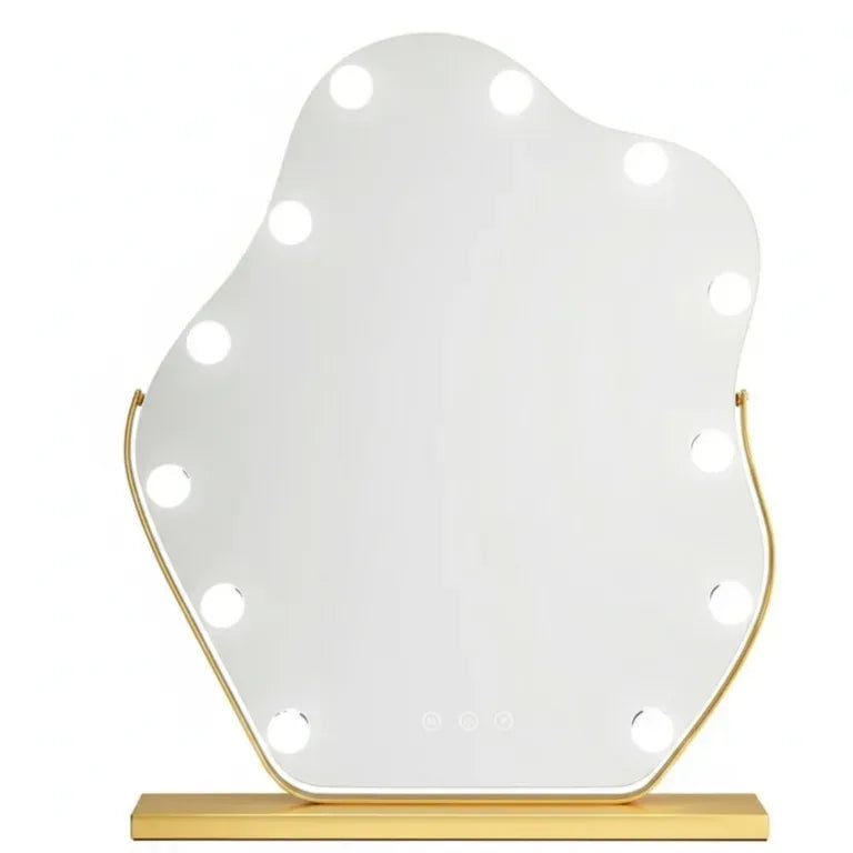 VeloraArc Arched LED Vanity Mirror with LED Bulb