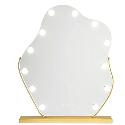 VeloraArc Arched LED Vanity Mirror with LED Bulb