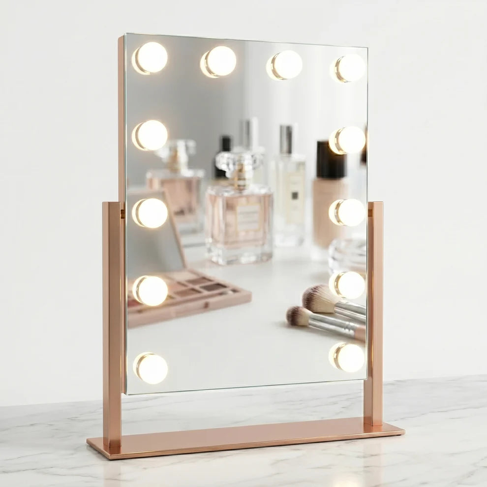 Lunevia Hollywood LED Vanity Mirror with LED Bulbs