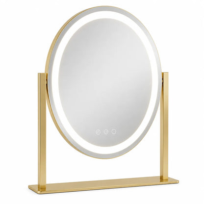AuraVogue LED Vanity Mirror with Smart Touch Lighting