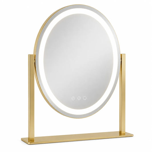 AuraVogue LED Vanity Mirror with Smart Touch Lighting