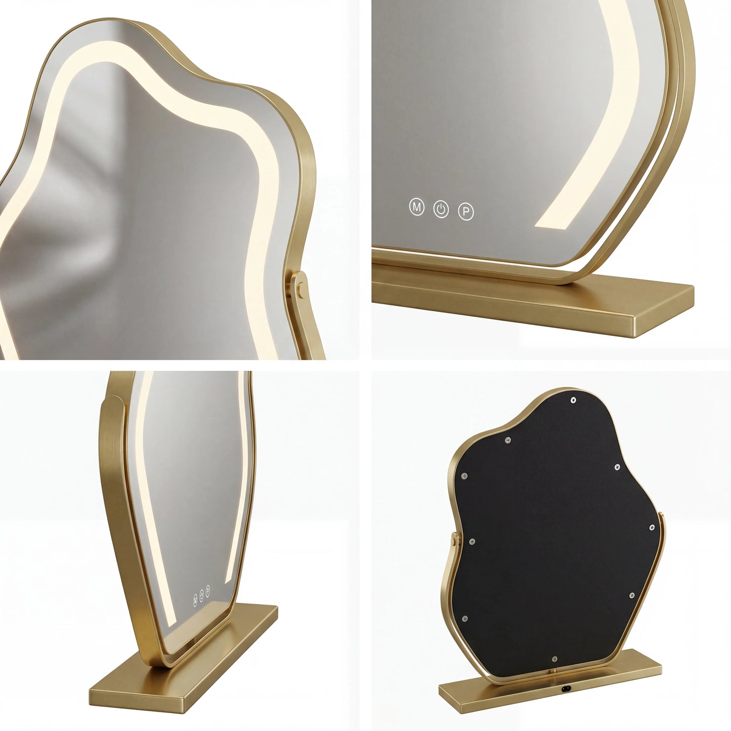 AuraCloud LED Vanity Mirror with Adjustable Lighting