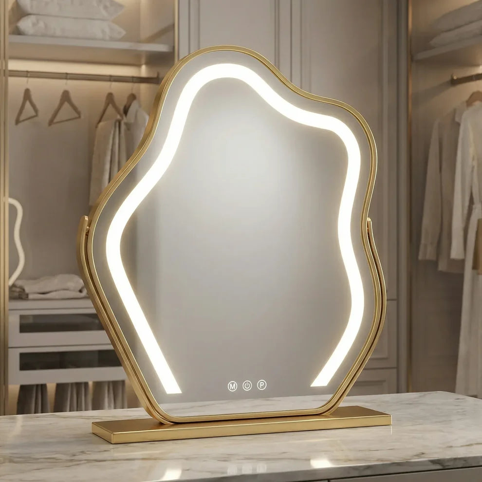 AuraCloud LED Vanity Mirror with Adjustable Lighting