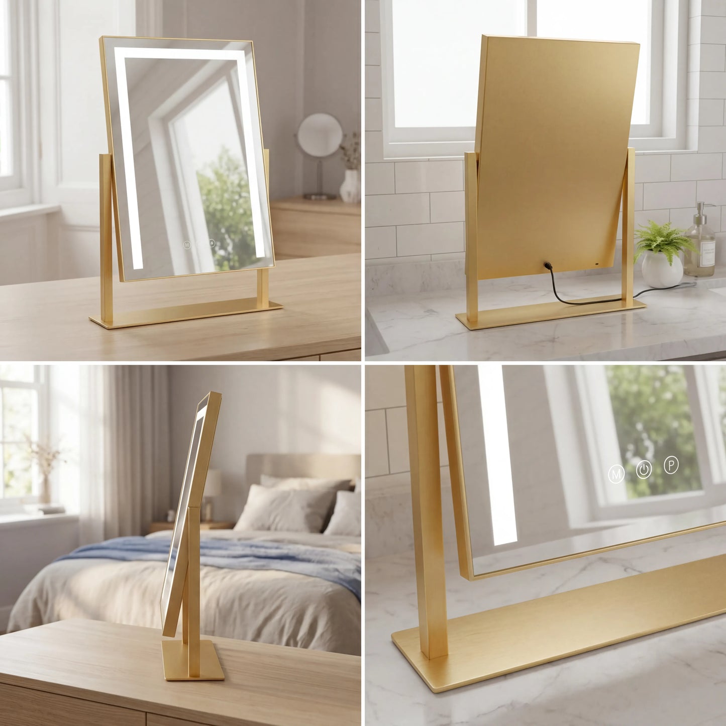 Reflext LED Vanity Mirror with Tri-Tone Lighting