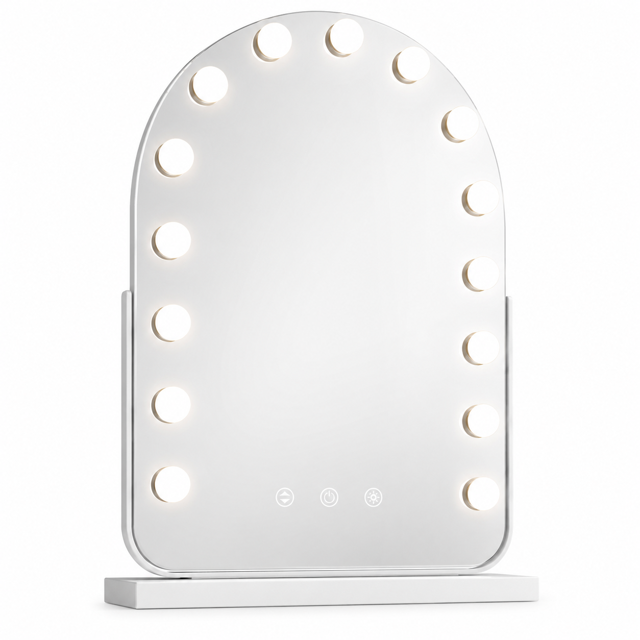 GlintArc Arched LED Vanity Mirror with Smart Lighting