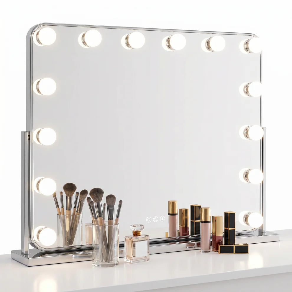 Vidore Hollywood LED Vanity Mirror with LED Bulbs