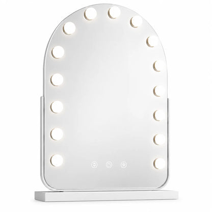 GlintArc Arched LED Vanity Mirror with Smart Lighting