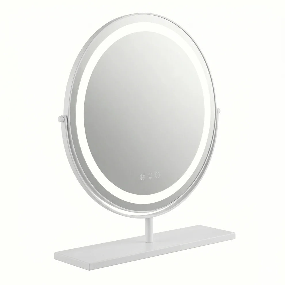 GlowSpire LED Vanity Mirror with Adjustable Lighting