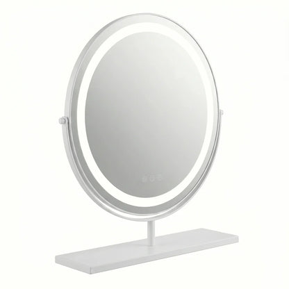 GlowSpire LED Vanity Mirror with Adjustable Lighting