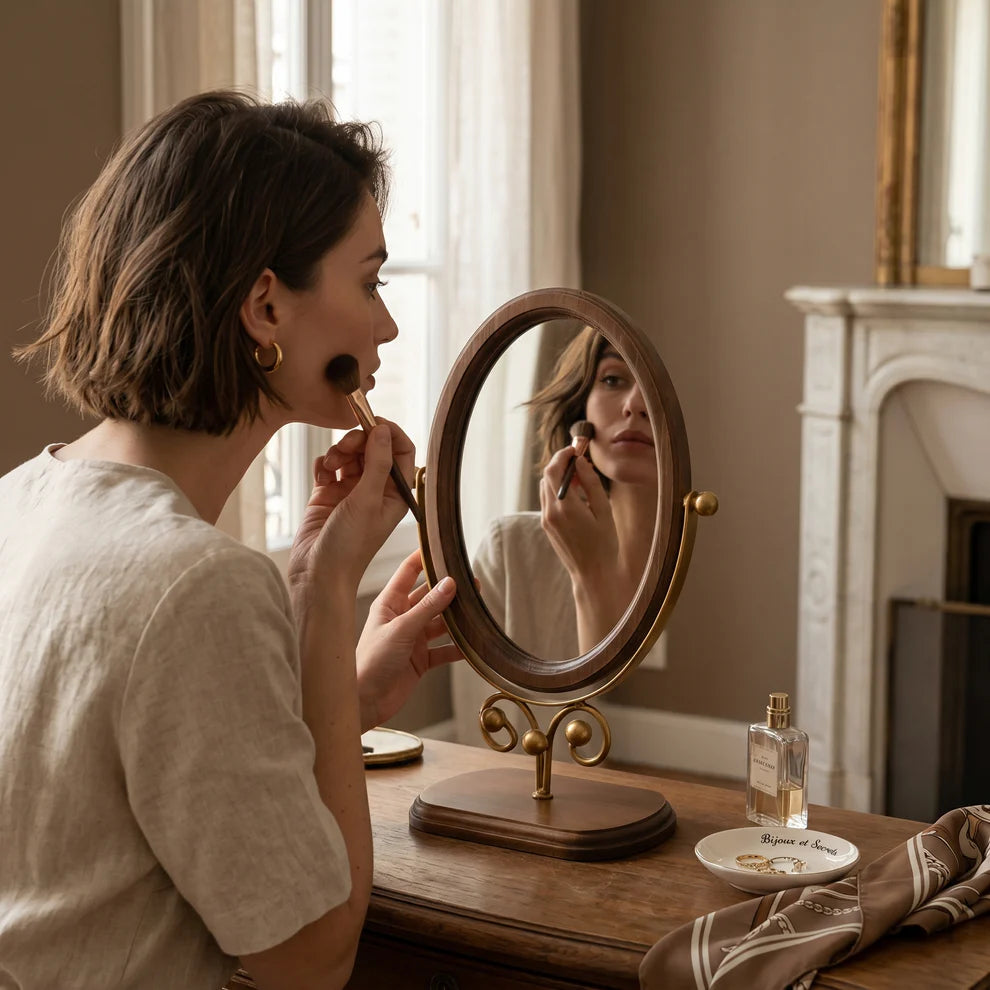 Brunelle Vintage Vanity Mirror Tabletop Mirror