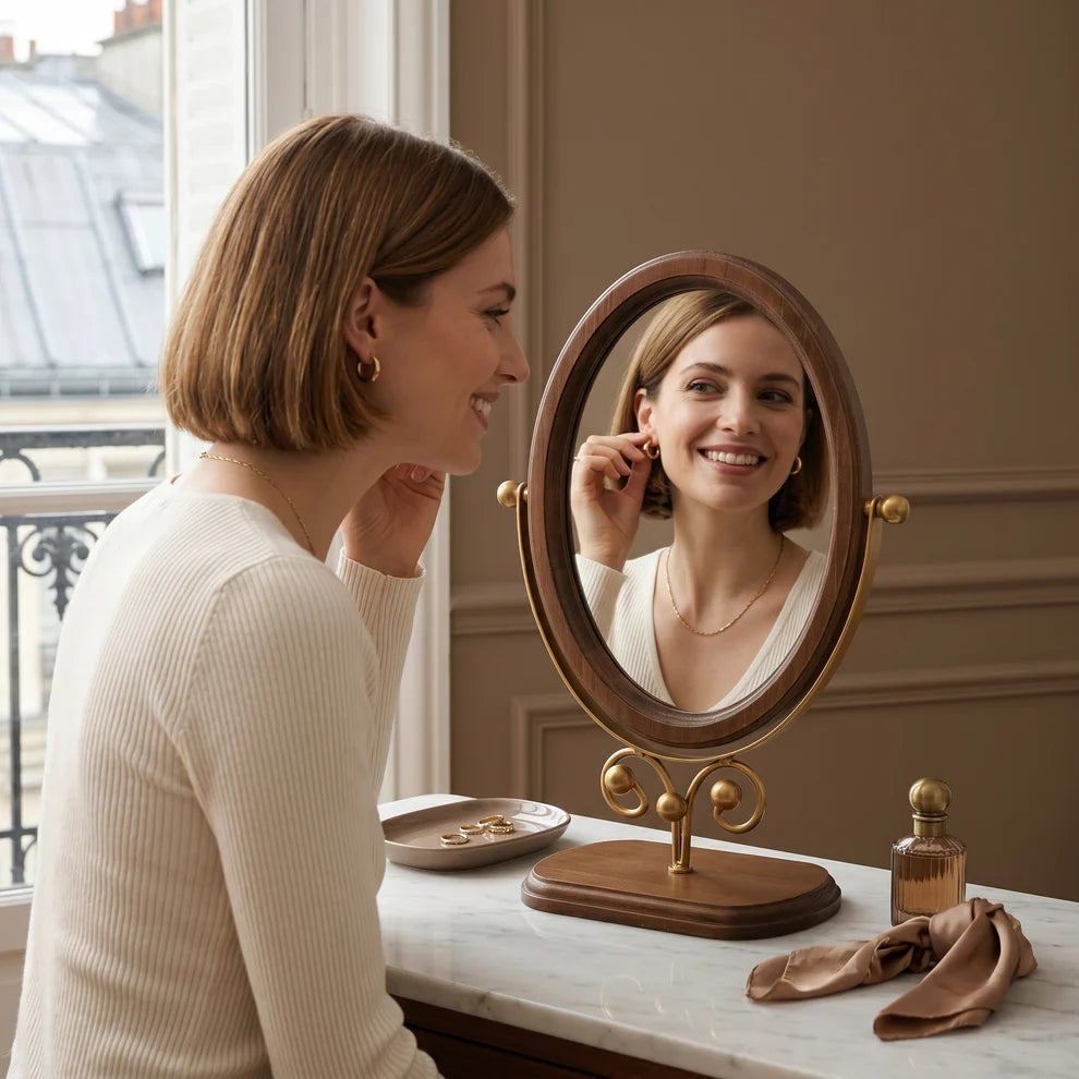 Brunelle Vintage Vanity Mirror Tabletop Mirror