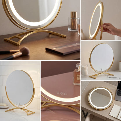 Modiview LED Vanity Mirror with Adjustable Lighting