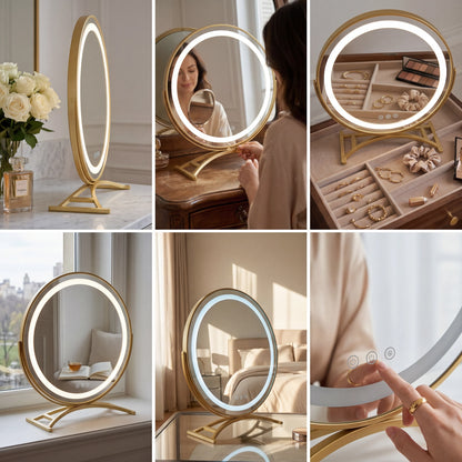 Modiview LED Vanity Mirror with Adjustable Lighting