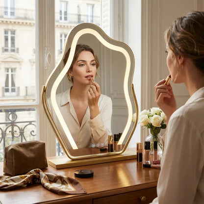 AuraCloud LED Vanity Mirror with Adjustable Lighting